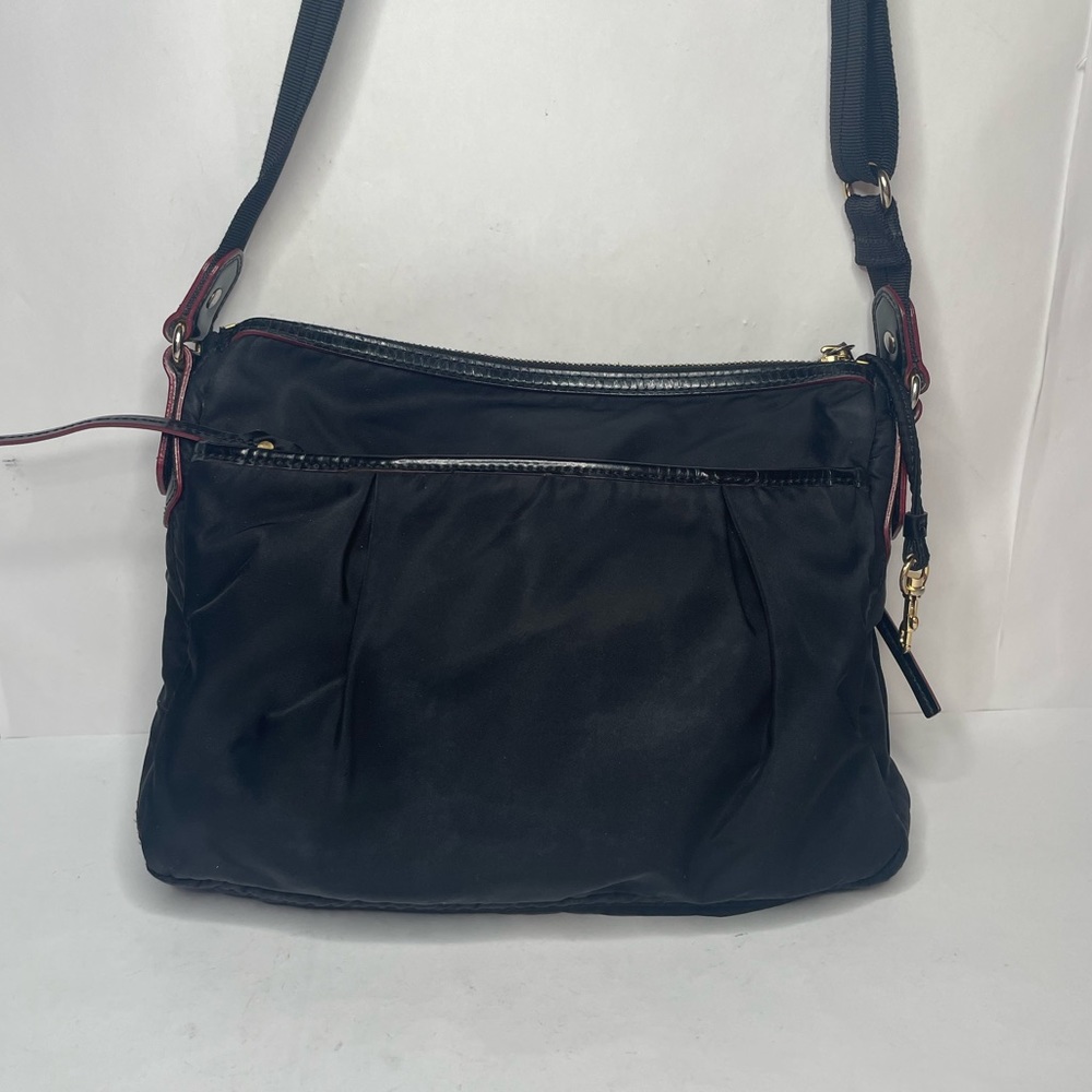 MZ Wallace Mia Paige Bedford Black Messenger Shoulder Bag - Picture 5 of 12